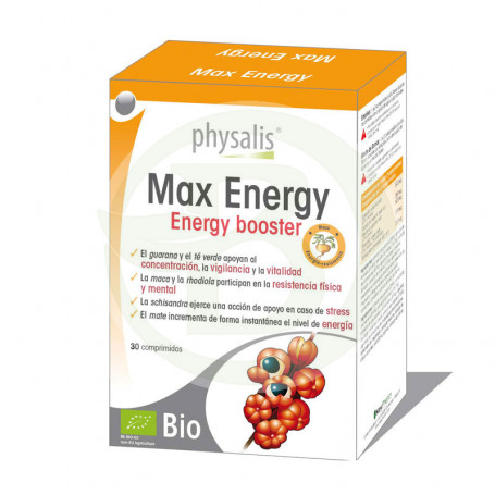 Max Energy 30 Comprimidos Physalis
