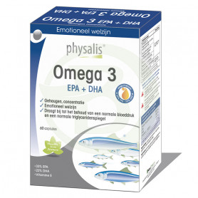 Omega 3 Epa+Dha 60 Cápsulas Physalis