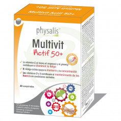 Multivit Actif 50+ 30 Comprimidos Physalis