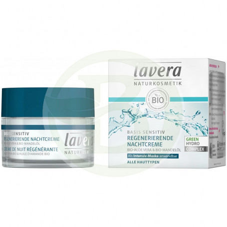 Crema De Noche Regeneradora Basis Sensitiv 50Ml. Lavera