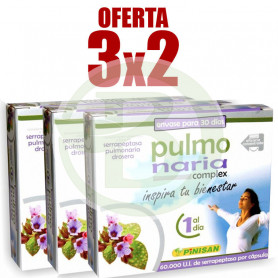 Pack 3x2 Pulmonaria Complex 30 Cápsulas Pinisan