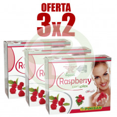 Pack 3x2 Raspberry Complex 60 Cápsulas Pinisan