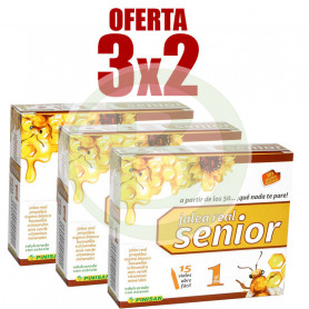 Pack 3x2 Jalea Real Senior 15 Viales Pinisan