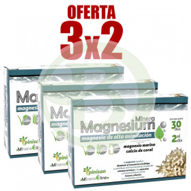 Pack 3x2 Magnesium 60 Cápsulas Pinisan