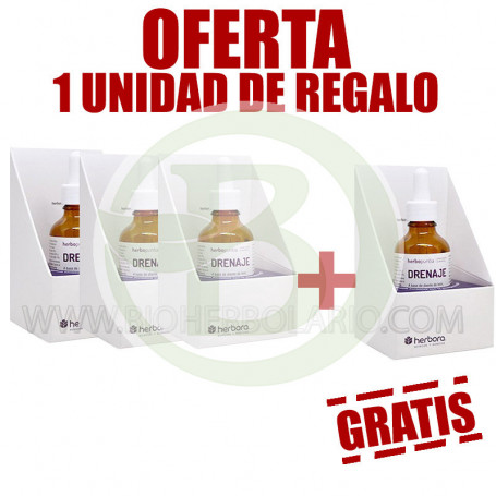 Pack 4x3 Drenaje 50Ml. Herbora