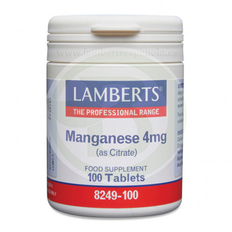 Manganeso 100 Tabletas Lamberts