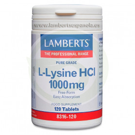 L-Lisina 120 Tabletas Lamberts