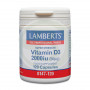 Vitamina D 2000Ui 50Μg. 120 Cápsulas Lamberts
