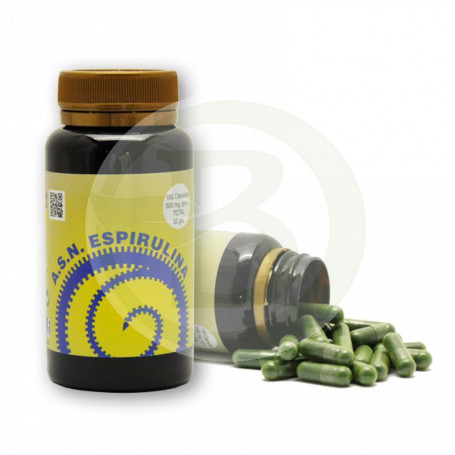 Espirulina 100 Cápsulas Asn