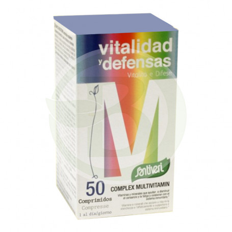 Vitaminas Complex Miltivitamin 50 Comprimidos Santiveri