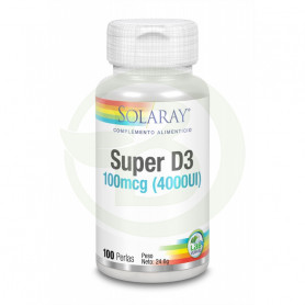 Super D3 4000Ui 100 Perlas Solaray