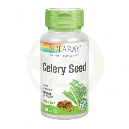 Celery Seed (Apio) 100 Cápsulas Solaray
