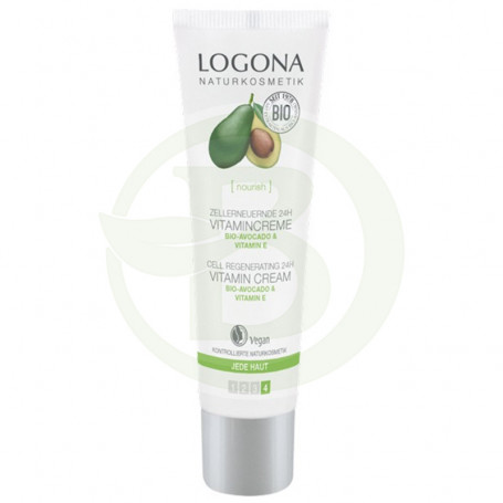 Crema Vitamínica de Aguacate y Vitamina E 30Ml. Logona