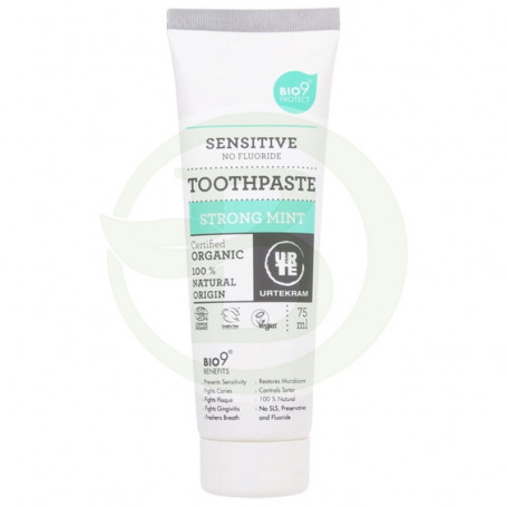 Dentífrico Menta Fuerte 75Ml. Urtekram