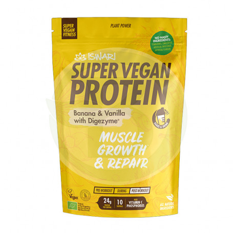 Super Vegan Protein Banana y Vainilla 350Gr. Iswari