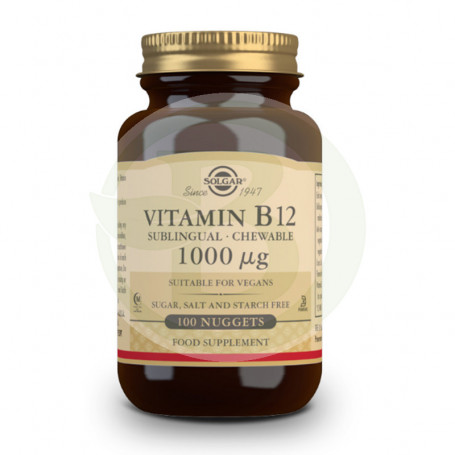 Vitamina B12 1.000Mcg. 100 Comprimidos Solgar