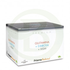 Glutamina, Ribosa y Msm 15 Sticks Prisma Premium