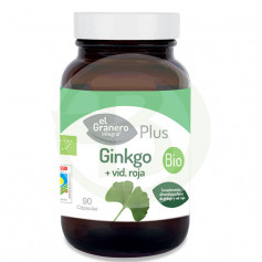 Ginkgo + Vid Roja BIO 90 Cápsulas El Granero