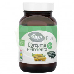 Cúrcuma y Pimienta BIO 60 Cápsulas El Granero