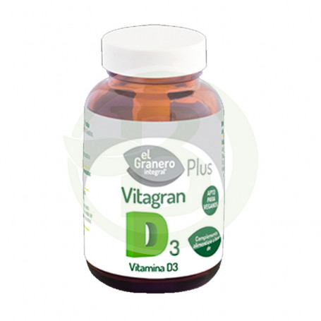 Vitagran D3 (Vitamina D) 100 Cápsulas El Granero