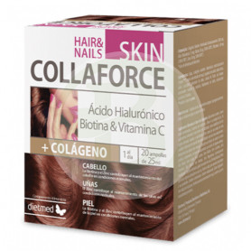 Collaforce Skin Hair Nails 20 Ampollas Dietmed