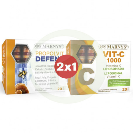 2X1 Propolvit Defens y Vitamina C Marnys
