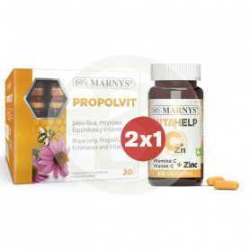 2X1 Propolvit y Vitahelp Zn Marnys