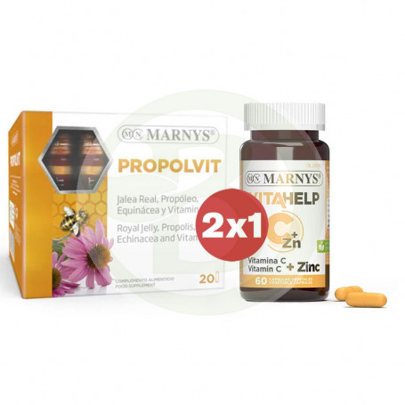 2X1 Propolvit y Vitahelp Zn Marnys