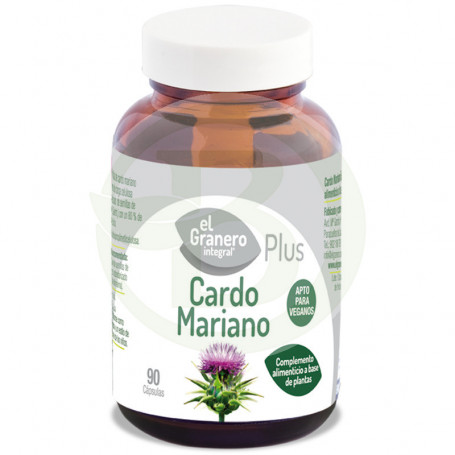 Cardo mariano El Granero Integral 90 cápsulas 550mg. en Biosano