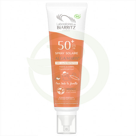 Spray Solar Cara & Cuerpo Spf+50 100Ml. Algamaris