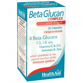 Betaglucan Complex 30 Cápsulas Health Aid