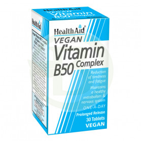 Complejo B50 con Vitamina C y Hierro Health Aid
