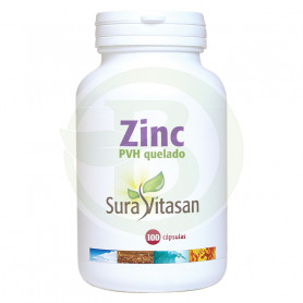 ZINC PVH QUELADO 25Mg. 100 CAPSULAS SURA VITASAN