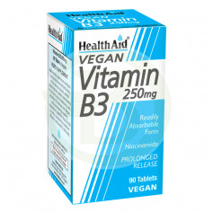 Vitamina B3 (Niacinamida) 250Mg. Health Aid