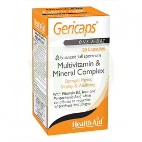 Gericaps Multinutriente 30 Cápsulas Health Aid