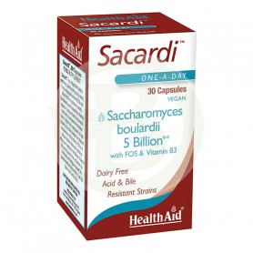 Sacardi 30 Cápsulas Health Aid