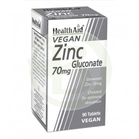 Gluconato de Zinc 70Mg. Health Aid