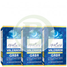 Pack 3x2 Valeriana Gaba 40 Cápsulas Estado Puro