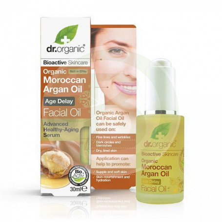 Aceite Facial De Argán 30Ml. Dr. Organic