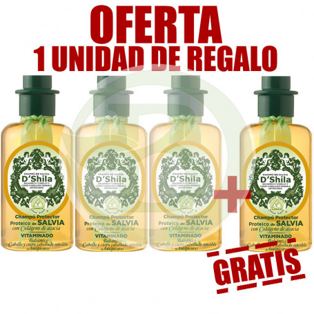 Pack 4x3 Champú de Salvia Shila