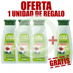 Pack 4x3 Champú Anticaspa con Capuchina Linea Verde