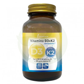 Vitamina D3+K2 60 Cápsulas Plameca