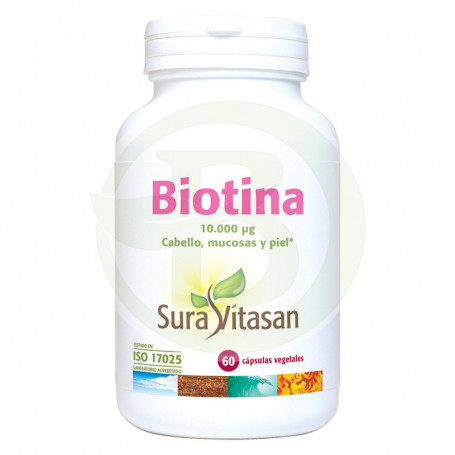Biotina 60 Cápsulas Sura Vitasan