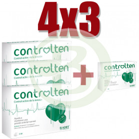 Pack 4x3 Controlten 60 Comprimidos Eladiet