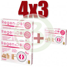 Pack 4x3 Regendol Forte 14 Viales Eladiet