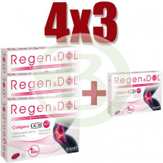 Pack 4x3 Regendol UCII 30 Comprimidos Eladiet