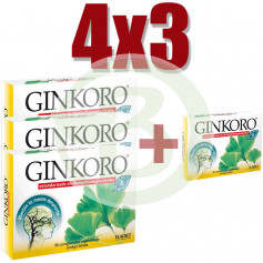 Pack 4x3 Ginkoro 90 Comprimidos Eladiet