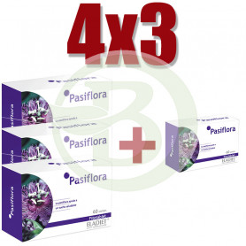Pack 4x3 Pasiflora 60 Comprimidos Eladiet