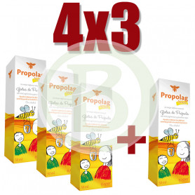 Pack 4x3 Propolag Niños 50Ml. Eladiet