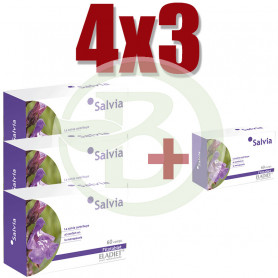 Pack 4x3 Salvia 60 Comprimidos Eladiet